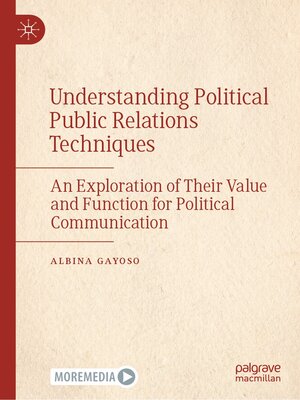 cover image of Understanding Political Public Relations Techniques